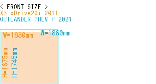 #X3 xDrive20i 2011- + OUTLANDER PHEV P 2021-
